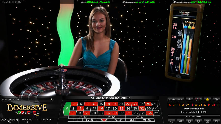 La Roulette Immersive di 888